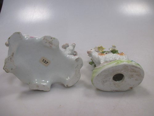 Lot 3 - A 19th century Vienna porcelain figure of a...