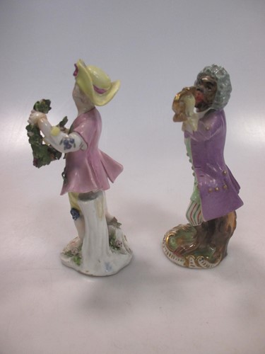 Lot 3 - A 19th century Vienna porcelain figure of a...