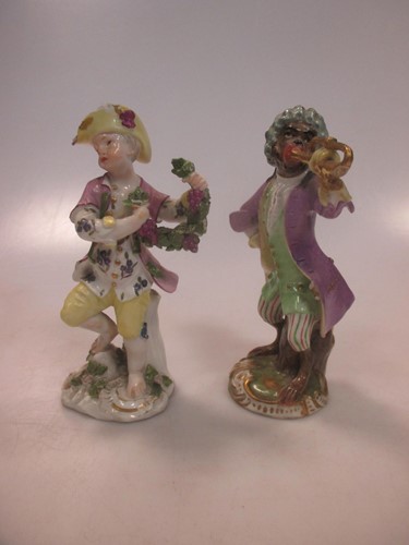 Lot 3 - A 19th century Vienna porcelain figure of a...