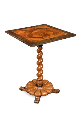 Lot 369 - A specimen wood occasional table, 19th century