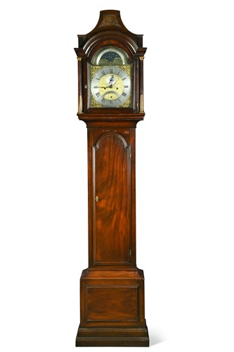 Lot 501 - James Nesmyth, Staines, a George III mahogany longcase clock