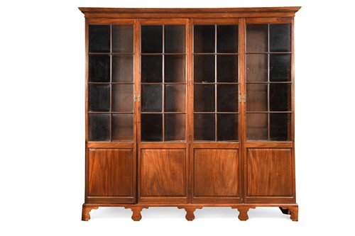 Lot 717 - A George III mahogany bookcase