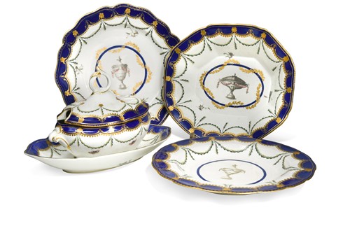 Lot 467 - A Chelsea-Derby two-handled, tureen, cover and stand, circa 1775