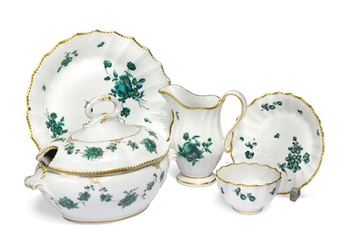 Lot 464 - A group of Chelsea-Derby porcelain, circa 1775