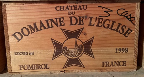 Lot 408 - Chateau du Domaine de l'Eglise, Pomerol 1998