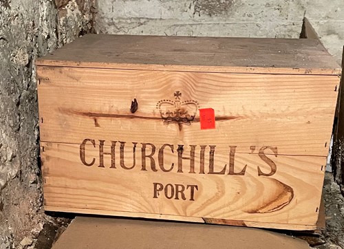 Lot 405 - Churchill's Agua Alta single Quinta Port 1992