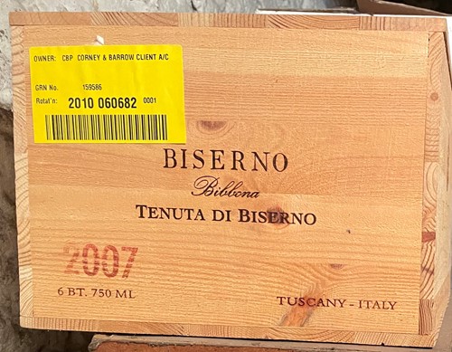 Lot 414 - Biserno Bibbona, Tenuta di Biserno 2007