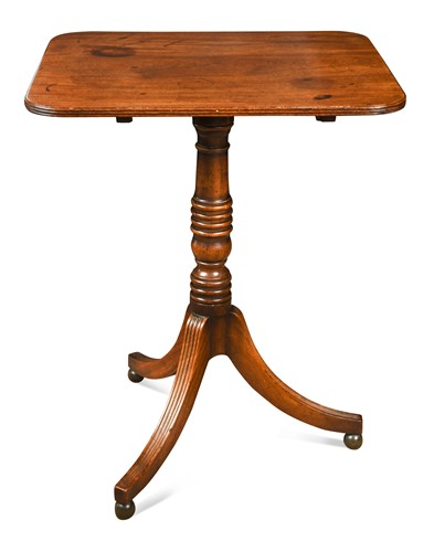 Lot 713 - A Regency Cuban mahogany tilt-top lamp table