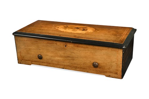 Lot 725 - A rosewood musical box by Nicole Freres, Geneva, 19th century