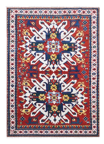 Lot 625 - An Eagle Kazak Chelaberd rug, mid-20th century
