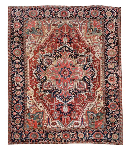 Lot 649 - A Heriz Serapi carpet, late 19th/early 20th century