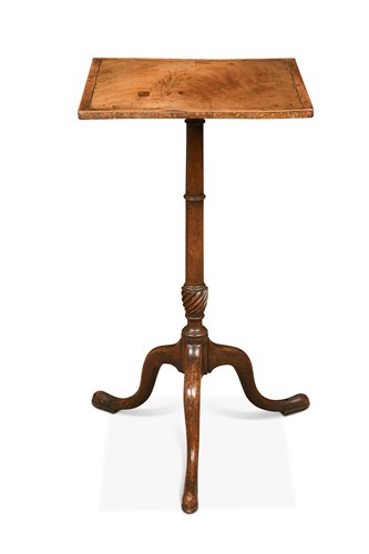 Lot 579 - A George III mahogany tripod table
