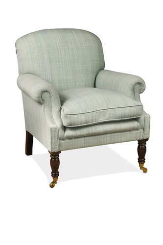 Lot 631 - An upholstered easy armchair, by George Smith, modern