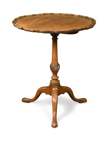 Lot 474 - A George III mahogany tripod table