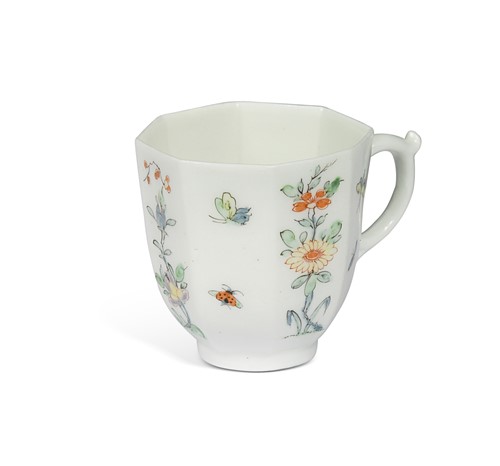 Lot 416 - A Worcester porcelain coffee cup, circa 1753