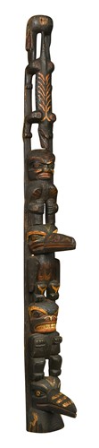 Lot 519 - A North American 'totem pole', 20th century