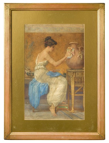 Lot 196 - Augustus Jules Bouvier (French/British, 1827-1881)