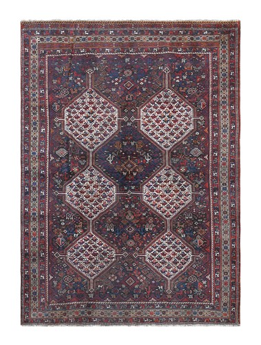 Lot 359 - A finely-woven Qashqai tribal carpet, circa 1920